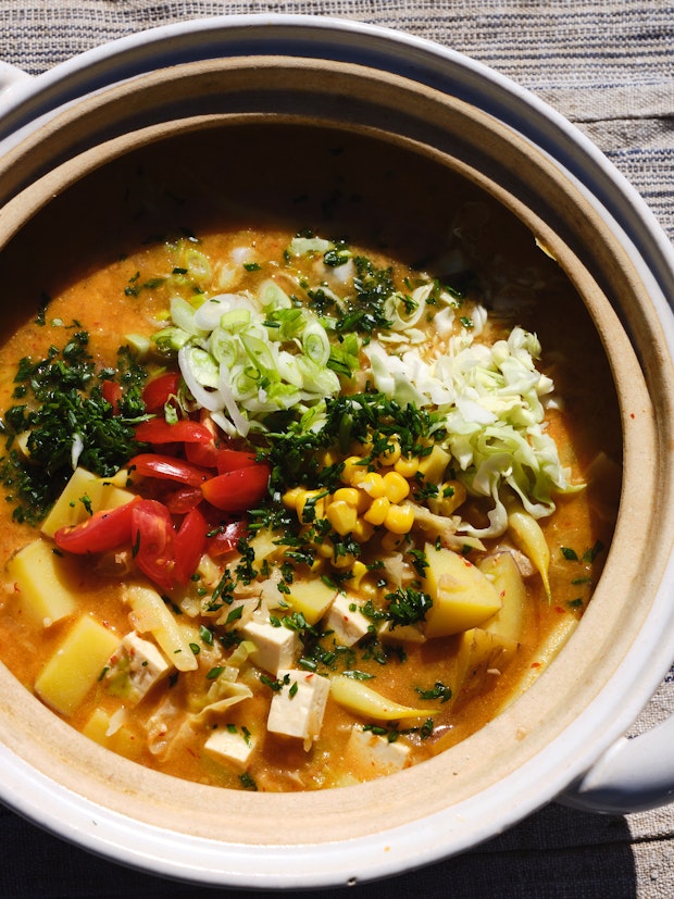Spicy Summer Miso Soup