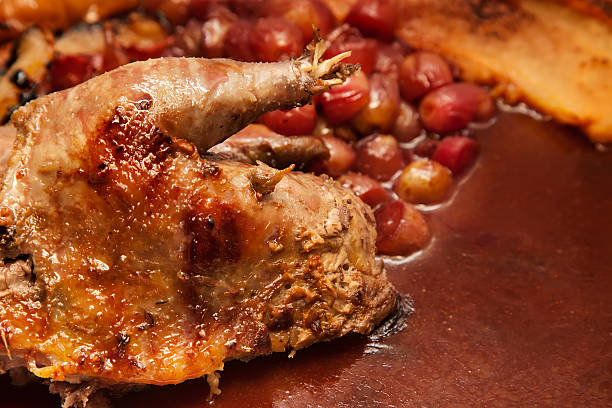 Fruit roasted pheasant