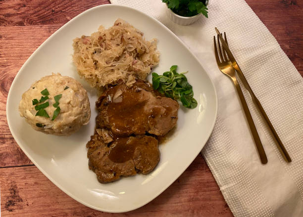 Sauerkraut and dumplings