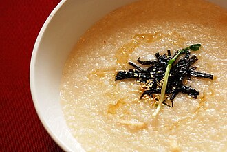 Abalone porridge