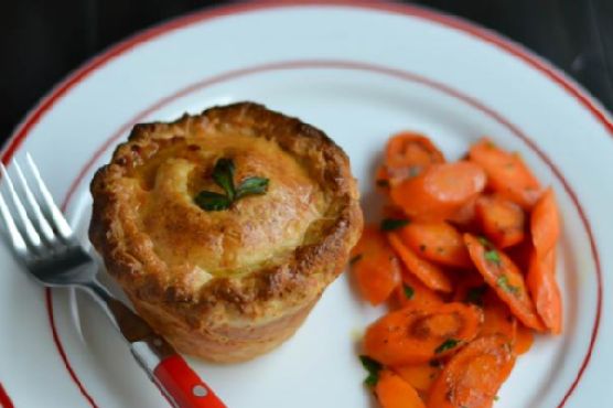 Beef Pot Pies with Irish Cheddar Crust