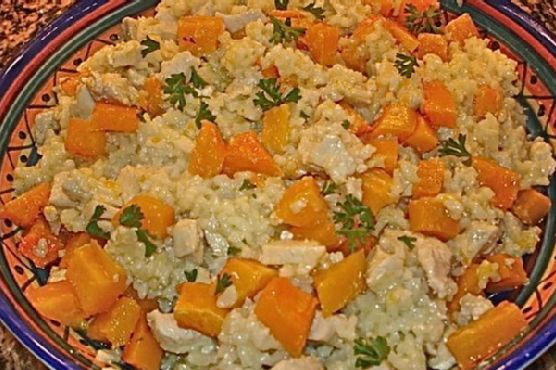 Butternut, Chicken and Feta Risotto