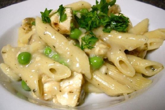 Chicken and Penne Pasta With Garlic Rosemary Sauce