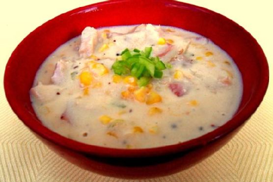 Chicken Sweet Corn and Green Chile Chowder