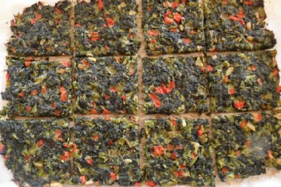 Gluten Free & Flour-Less Bread with Collard Greens