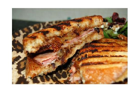 Grilled Ham and Swiss Sandwich