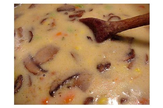 Mushroom Scallion Soup