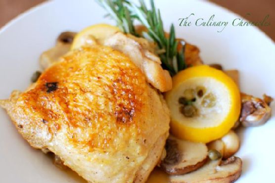 Oven Braised Lemon Chicken