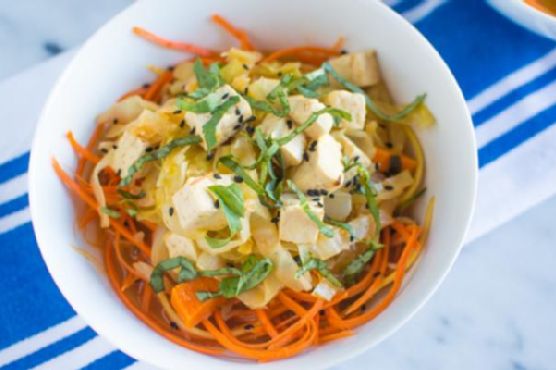 Red Curry Stew & Vegetable Noodles