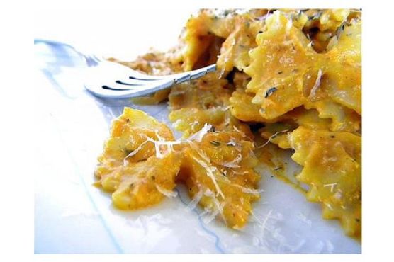 Roasted Carrot Cream Pasta