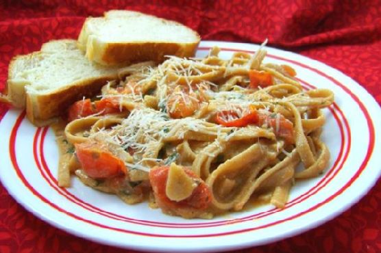 Roasted Cherry Tomato Linguine