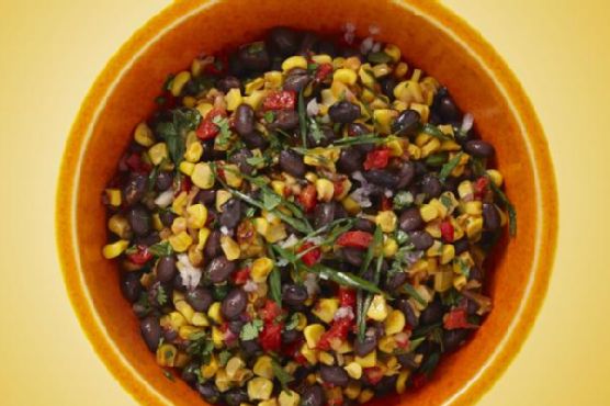 Spicy Roasted Corn & Black Bean Salad