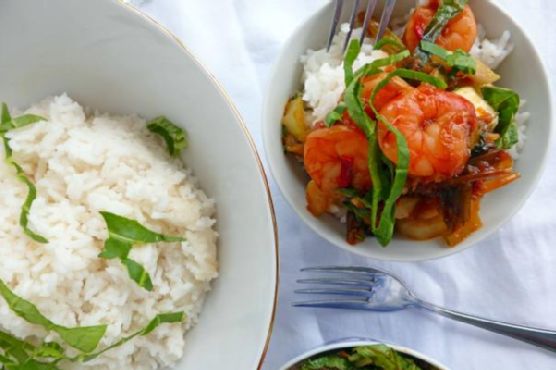 Super Speedy Spicy Sweet and Sour Shrimp
